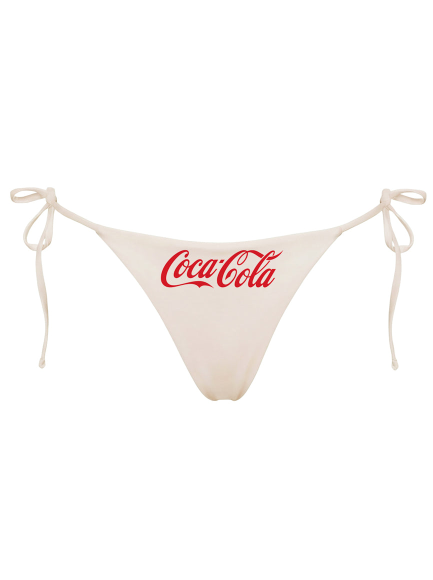 Coca-Cola Sunflash Low Rise Tie Side Bikini Bottom